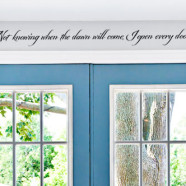 Not Knowing When Dawn Will Come Wall Decal
