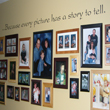 Because every picture has a story to tell, an inspirational wall decal on the family hall with pictures of the family, its bonding and achievements.